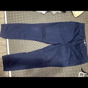 Old navy slim khakis. Navy blue. 34x30